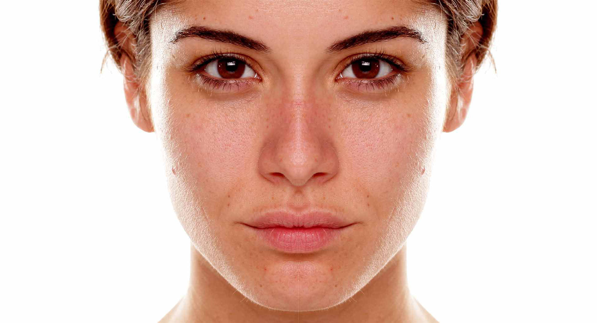 Frau mit Hautproblemen